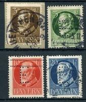 Bayern Dienst: Mi.Nr.12/15 gestempelt. Mi: 145,-