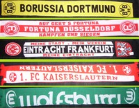 Fußball Bundesliga Fan Schal Fanschal Stadion BVB FCK VFL WOB FORTUNA EINTRACHT