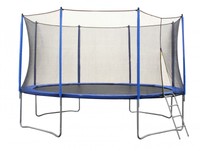 Trampolin Ø 430cm Gartentrampolin Komplettset Leiter & Sicherheitsnetz Neu
