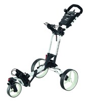Big Max Z 360° - 3 Rad Golftrolley - drehbares Vorderrad, Farbe: white, Neu!