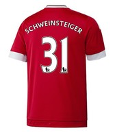 Adidas Manchester United Heimtrikot 2015/2016 "SCHWEINSTEIGER 31" Gr. 140 - XL