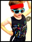 vintage 80s ROCK & ROLL kids TANK TOP Shirt XS 2T/3T/4 boys girls hipster punk