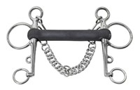 Busse Pelham Gummi mit biegsamer Stange