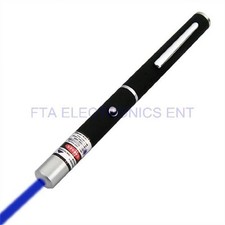 5mw Blue Ultra Powerful Laser Pointer Pen Beam Light for Presentations Cat Toy
