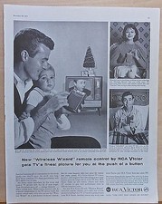New listing
1958 magazine ad for Rca Tv sets - Wireless Wizard Remote Control, Lambert Tv