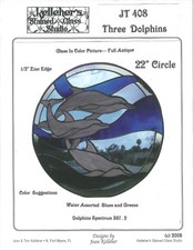 Kelleher's Stained Glass Studio "Three Dolphins"