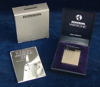 RONSON Varatronic 2000 Piezo Electric Feuerzeug 70er Jahre - OVP