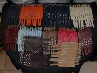 100 St.Trachten - Armbänder , Ungetragen ,Vintage  Leder Bänder,