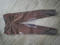 Covalliero Reithose *Bali* braun mit Silikon Besatz, Größe 152 