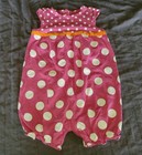 NWOT Carters Baby Girl Clothes 24 Months One Piece Sleeveless Polka Dot Romper