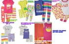 * NWT NEW GIRLS 2PC OR 3PC CARTERS RAINBOW FROG SUN PAJAMAS SET 12M 18M 2T