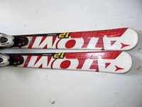 KK9119 Ski Carvingski Kinder gebraucht Atomic Race GS mit Atomic Bindung 130cm