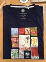 T-Shirt XL, Roland Garros 2015, Blau