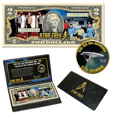 Star Trek" Crew & Enterprise Coin & Currency Collection