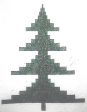 Bargello Christmas Tree quilt pattern by The Quilted Gallery