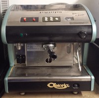 Kaffeemaschine ASTORIA, türkis, Siebträgermaschine