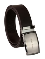 Pierre Cardin Ledergürtel Herren Leder Rindleder Automatik XXL 70016 Braun