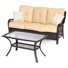 Orleans 2-Piece Patio Set in Sahara Sand Orleans2Pc-B-Tan