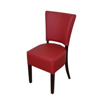 2er Set: Gastronomie Polsterstuhl Parisienne Rot Super Sale  - Sofort lieferbar