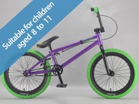 Mafiabikes Harry Main Madmain charged purple 18 inch bmx bike, Mafia BMX Kush 2