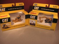 Konvolut  2 x  CAT   Bagger 315 C + Raupe  D5M LGP  von  NORSCOT   1 : 87    OVP