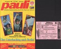 FC St. Pauli - SpVgg Unterhaching | 22.10.1996 | mit TICKET | DFB-Pokal