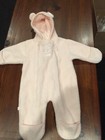 EUC KUSHIES BABY LIGHT PINK FULL SOFT HOODED SNOWSUIT, 6 MONTHS (12-17 POUNDS)