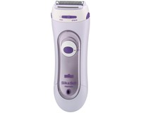 BRAUN Silk-épil lady shaver LS 5560, Damenrasierer, Akku-/Netzbetrieb, Lila