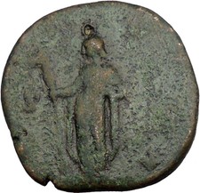 TRAJAN DECIUS 249AD HUGE Sestertius Ancient Roman Coin Dacia w ass's head i33486