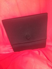 Vintage Black Satin Evening Bag
