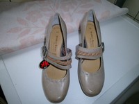 Damenschuh Pumps mit Riemchen, Gr. 38, Marke Marco Tozzi, Stoßdämpfer, neuwertig