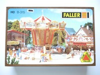 Jahrmarkt Kirmes KETTENKARUSSELL chairoplane, Faller #B-315 in 1:87 H0 boxed!