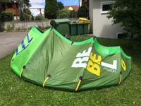 Kite North Rebel 8m² aus 2014, neuwertiger Zustand, Farbe grün