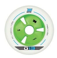 8 x Matter G13 F0 Speed Rollen Inline Skates Inliner 100 mm  88A weiss