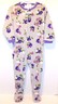 New CARTERS 1pc FLEECE Zip FOOTED Gray PINK PURPLE FLOWERS PAJAMAS PJs 24m 2t 3t