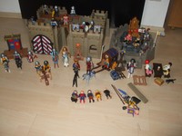 Alte Ritterburg Kutsche Figuren Reiter Ritter Zubehör Bauteile Playmobil !!