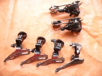 Konvolut Shimano Deore LX Schaltwerke und Umwerfer 7-fach 8-fach Retro Kult