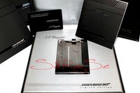 DUPONT JAMES BOND 007 LIMITED EDITION TABLE LIGHTER GUN METAL TISCH-FEUERZEUG