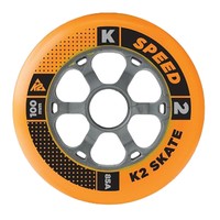 K2 Inliner Rollen Set 4 Stück 100mm 85A für Inline Skates Fitness Skates Skating