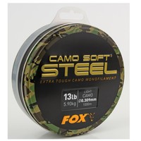 Fox Edges Soft Steel light Camo 1000m alle Stärken Monofile Karpfenschnur
