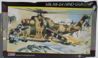 MONOGRAM 5819 - MIL Mi-24 HIND GUNSHIP - 1:48 - Hubschrauber Modellbausatz - Kit