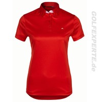 J. LINDEBERG GOLF DAMEN POLO CASSIE FIELDSENSOR 2.0 ROT S / SMALL POLOSHIRT