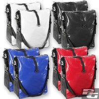 2 XL Fahrradtasche Wasserdicht LKW Plane Gepäckträgertasche Fahrrad Gepäcktasche