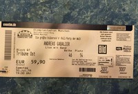 Tickets Andreas Gabalier 30.7.16 München