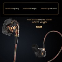 KZ ATE Sport In-Ear Kopfhörer Ohrhörer Tiefbassröhre Qualität HiFi Professional