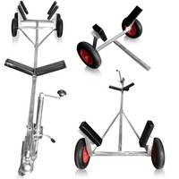 Bootstrailer Slipwagen Hafentrailer Bootswagen Bootsanhänger + Anhängerkupplung