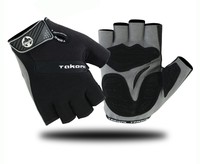 TAKONI Gel Fahrradhandschuhe Mountainbike Handschuhe BMX Handschuhe Schwarz 0021