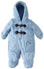Rothschild Baby Boys Quilt and Fur Footed Puffer Snowsuit with Hood and Toggles