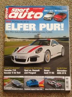 Sport Auto SPA Heft 08/2016 Porsche 911 R 718 Boxster S Lamborghini Jaguar F