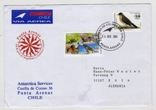 Punta Arenas Antarctic Exploration Chile Stamped Postal Mail Cover 2004